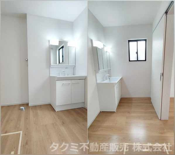 神戸市垂水区中道　新築一戸建ての洗面所