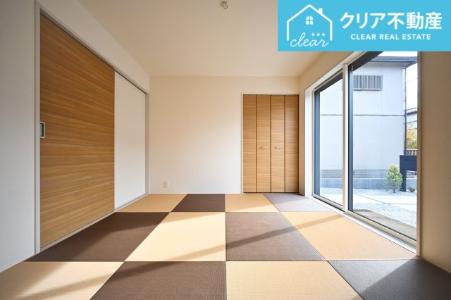 【和室】 | 桐生市広沢町一丁目　ブルーミングガーデン　新築 | 一部屋は欲しい和室！ごろっと寝転がってお昼寝もできます♪