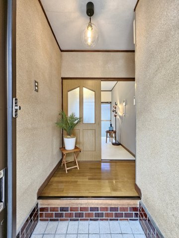 羽曳野市東阪田の玄関|シンプルで使いやすい玄関です