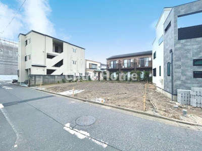 【前面道路含む現地写真】 | 江戸川区西小松川町新築分譲住宅 | 全面道路