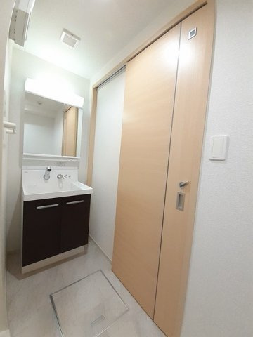 アドレシア古江の洗面所|忙しい朝には欠かせない洗面所です