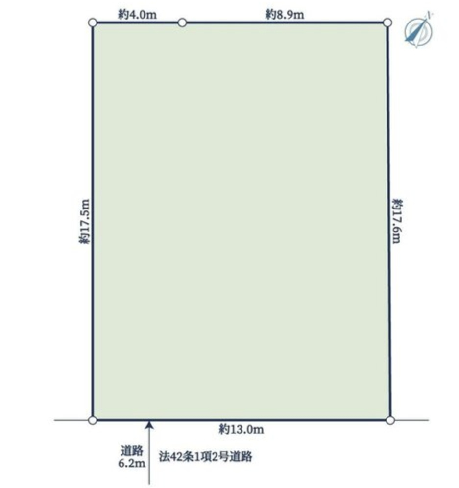 兵庫県川西市大和東５丁目土地