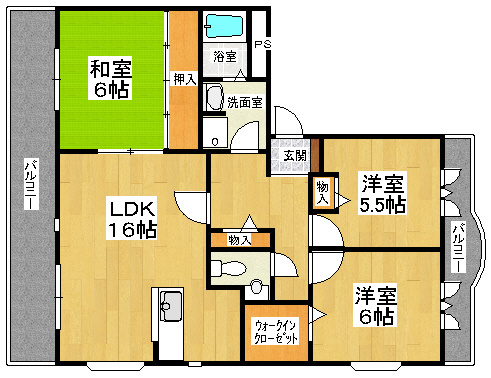 【間取り】 | ヴァンベール武鶴ハイム | ヴァンベール武鶴ハイム(GoodHome)