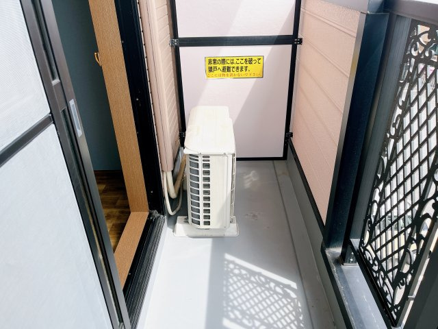 ウイング大根のバルコニー
