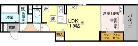 LaMaison大池町の間取り