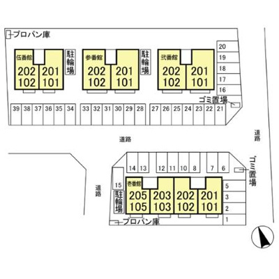 【区画図】 | イーストヒルズ 参番館