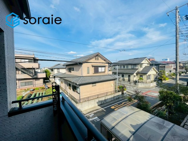 日高市四本木1丁目3期全5棟　新築戸建の展望|4/25撮影