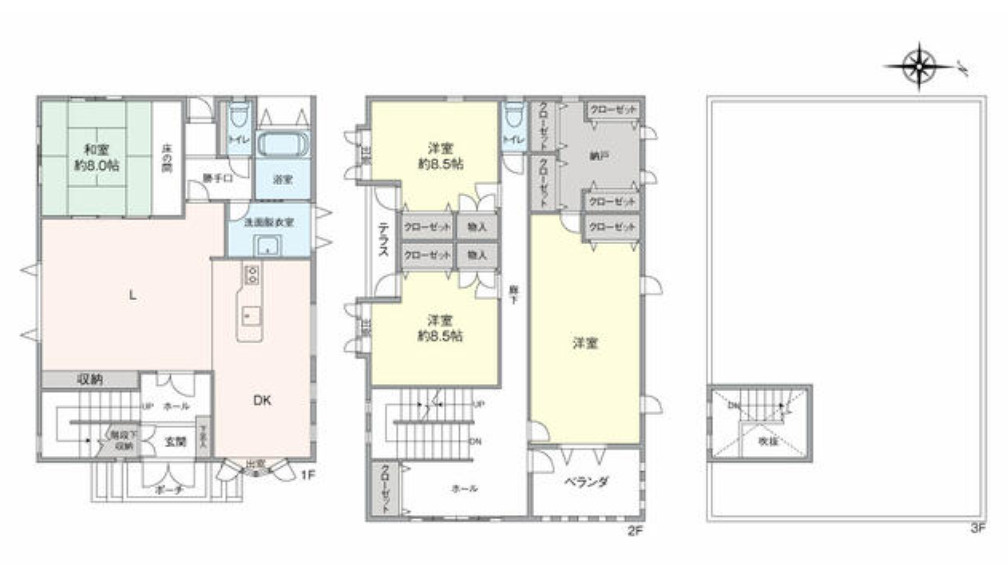神川町大字関口　中古3500の間取り