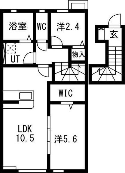 グランレジデンス Ⅰの間取り