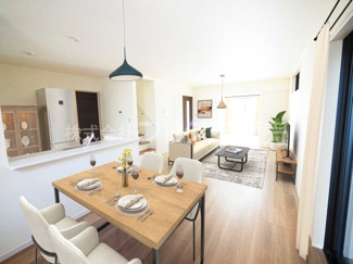 【和室】 | 奈良市高畑町の新築一戸建 全２区画 | １号地和洋室完成イメージ／ゆったりとくつろげる和洋室です♪