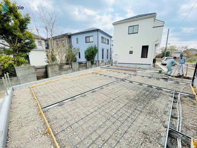 川越市今成2丁目　全3棟　新築戸建の駐車場|3/30撮影
