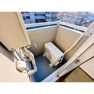 吉村コーポのバルコニー