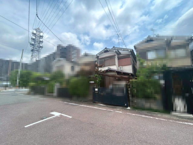 向日市寺戸町八ノ坪の前面道路含む現地写真|前面道路含む現地写真です