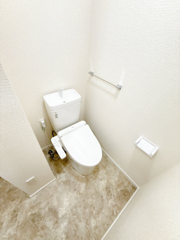 千葉市中央区都町１丁目のアパートのトイレ|清潔感のあるトイレです