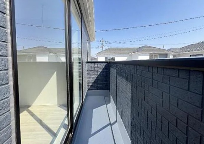 【未入居】川越市今成１期 １号棟のバルコニー|陽当り良好なバルコニーです☆