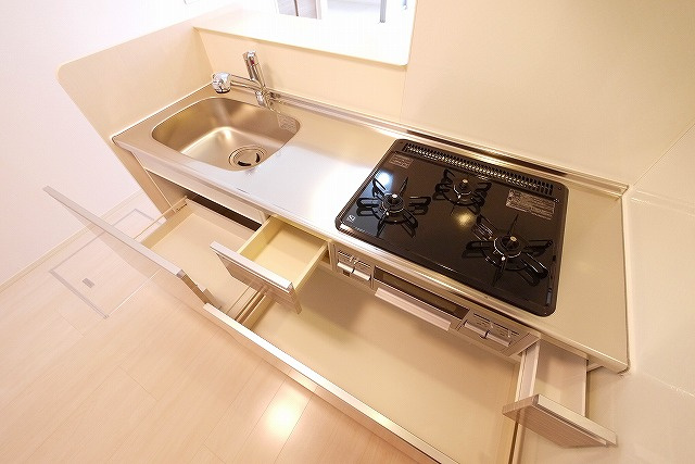 アリジェンスⅡのキッチン|使いやすいキッチンです