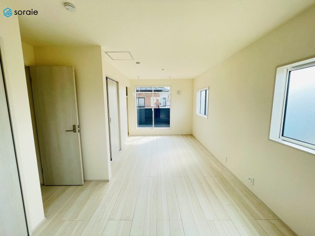 川越市今成2丁目　全3棟　新築戸建の寝室|3月30日撮影