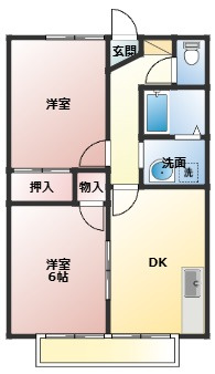 ピュアコートAの間取り