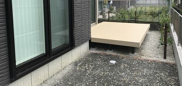 甚目寺乾出戸建の庭