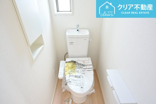 【トイレ】 | 太田市下田島町第5　クレイドルガーデン　２号棟 | 2階にもトイレがあるので忙しい朝も分けて使えます！