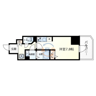 【間取り】 | Metrosa谷町六丁目South（中央小学校区） | Metrosa谷町六丁目South　間取り