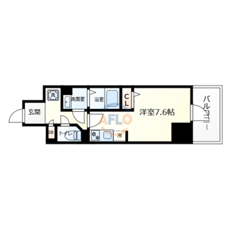 【間取り】 | Metrosa谷町六丁目South（中央小学校区） | Metrosa谷町六丁目South　間取り