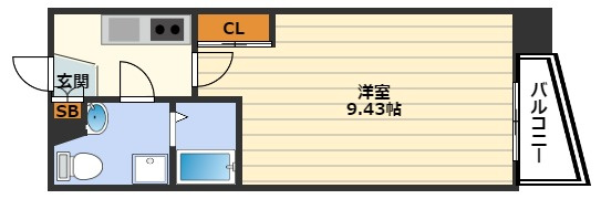 SERENiTE天六西の間取り