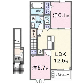 【間取り】 | エヴァグリーンヴィラⅡ