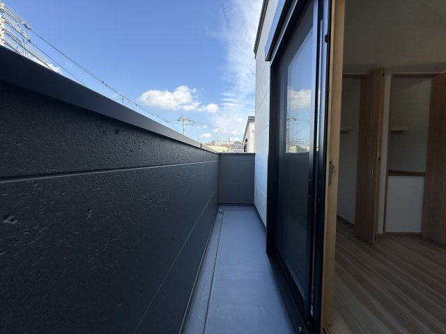 神戸市垂水区西舞子4丁目新築戸建のバルコニー