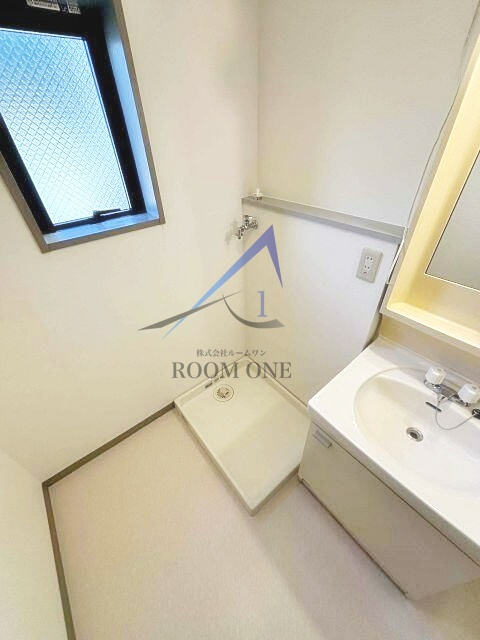 パレス芙蓉の設備|洗濯機置き場です。