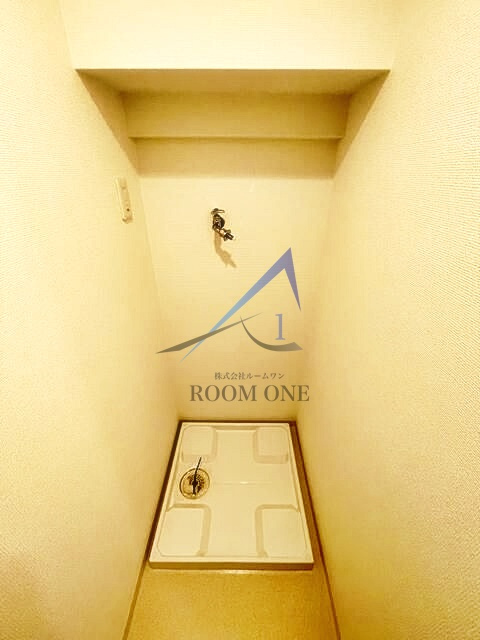 築地武蔵野マンションの設備|洗濯機置き場です。