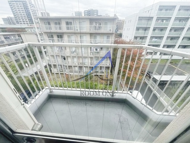 市ヶ谷加賀町アパートＥ棟のバルコニー|バルコニーです。