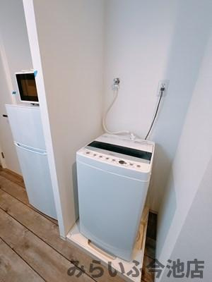 【設備】 | PULCHRA IMAIKE | 洗濯機置き場（モデルルーム）