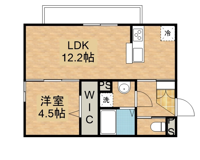 【新築】Honulea仙北の間取り