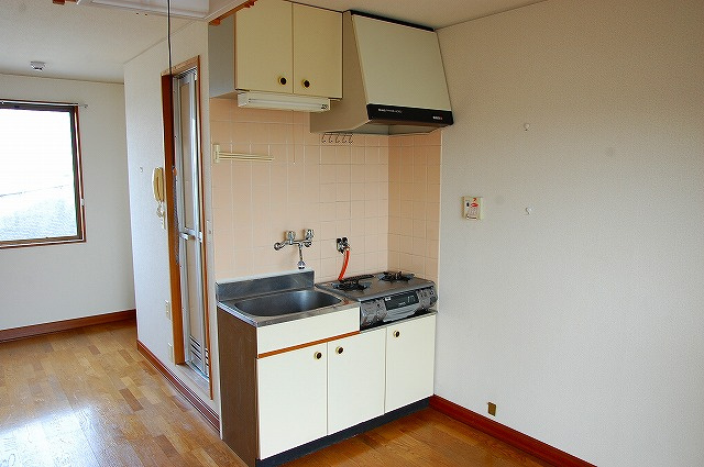 コーポ萩のキッチン|きれいなキッチンです