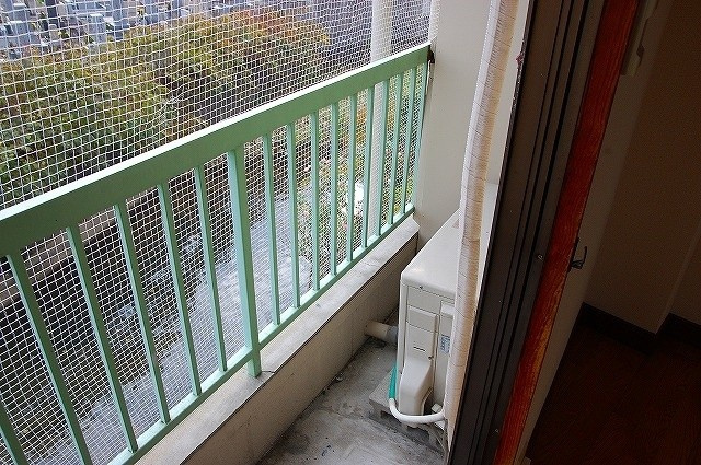 コーポ萩のバルコニー|落ち着いた時間を過ごせるバルコニーです