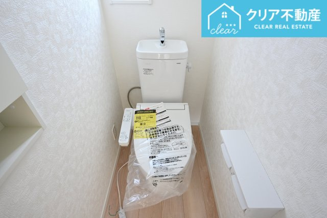 【トイレ】 | 太田市下田島町第5　クレイドルガーデン　５号棟 | 2階にもトイレがあるので忙しい朝も分けて使えます！