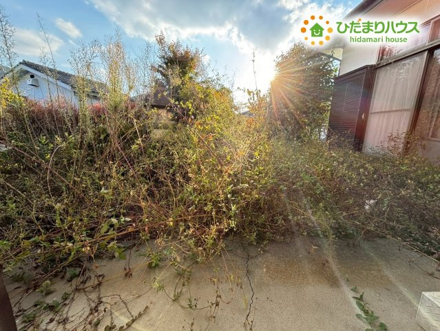 桐生市梅田町　中古一戸建ての庭