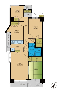 【間取り】 | パーク・ノヴァ春日中央