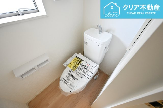 【トイレ】 | 太田市下田島町第5　クレイドルガーデン　６号棟 | シャワー＆暖房便座付きのトイレです！