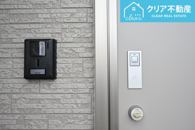 【セキュリティ】 | 太田市下田島町第5　クレイドルガーデン　６号棟 | TVモニター付きインターフォンで安心