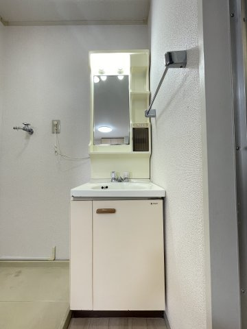 冬築タウンA棟の洗面所