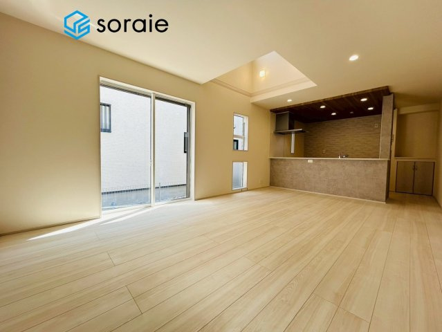 所沢市小手指元町2丁目全8棟　新築戸建の居間・リビング|4/16撮影