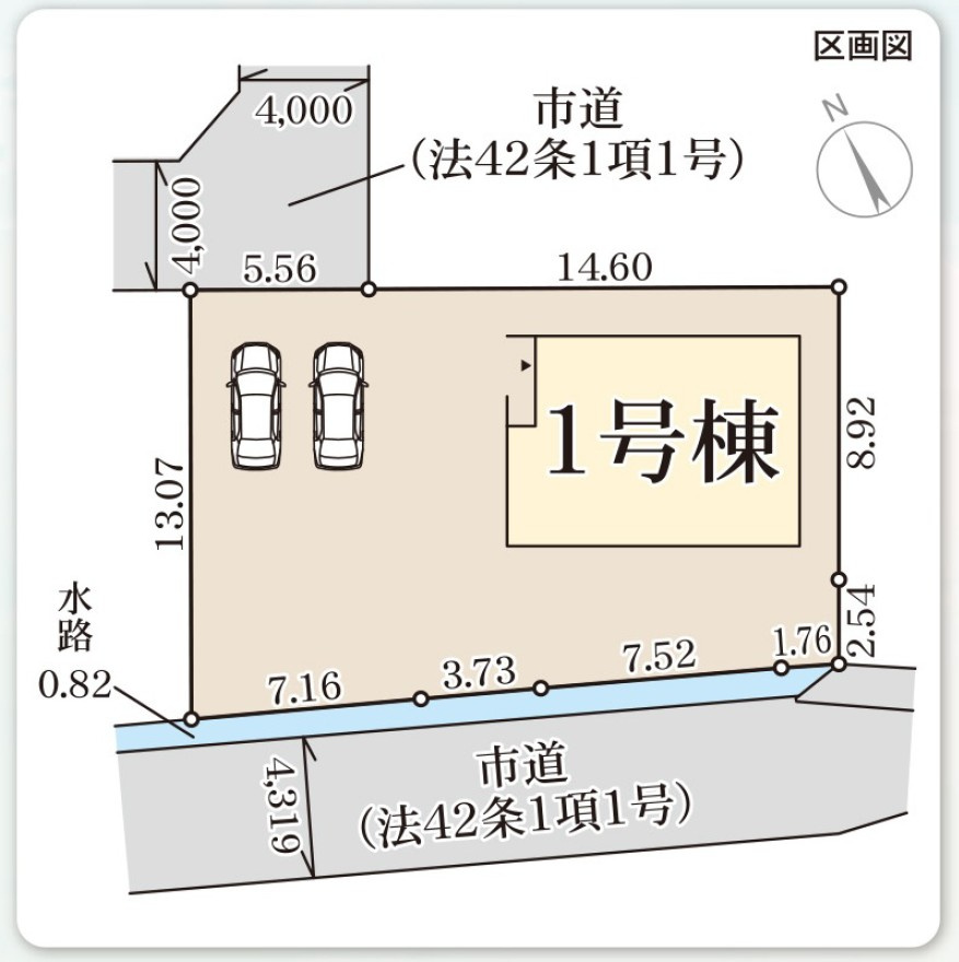 リーブルガーデン観音寺市植田町第三の区画図|間取り図