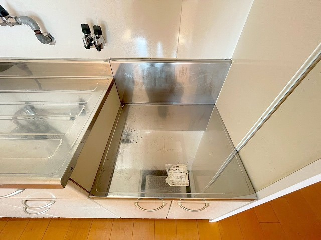 淡路コーポ1号棟のキッチン