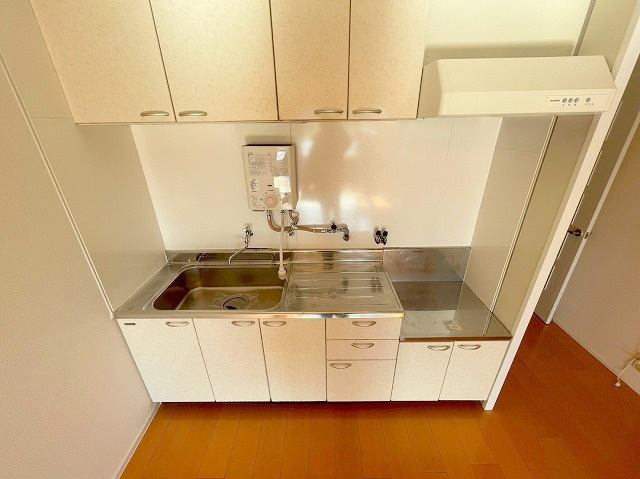 淡路コーポ1号棟のキッチン