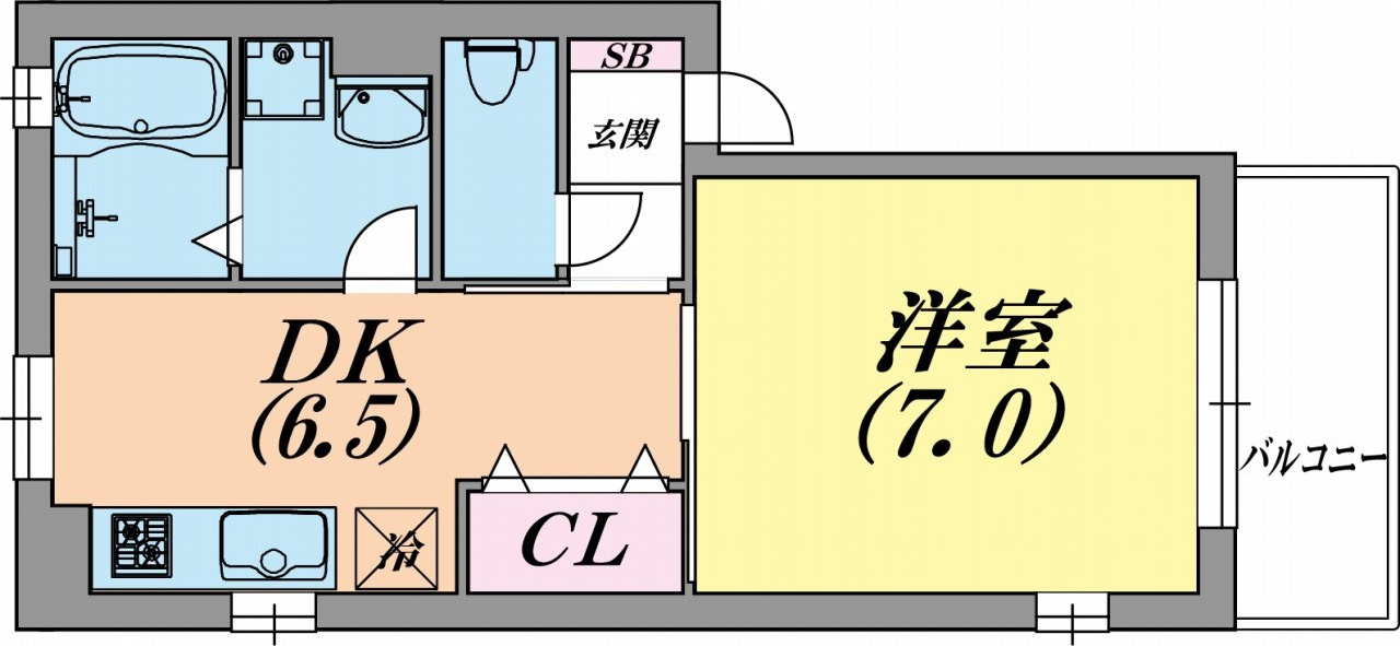 ＫＴＩレジデンス湊川Ⅱの間取り