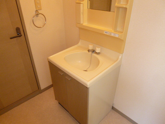 桜コーポの独立洗面台