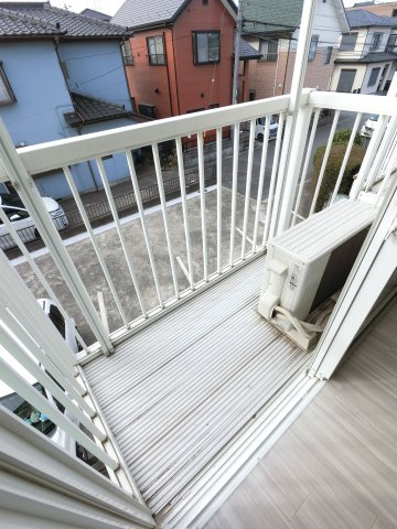 ロックス貝塚のバルコニー|※1階はテラス