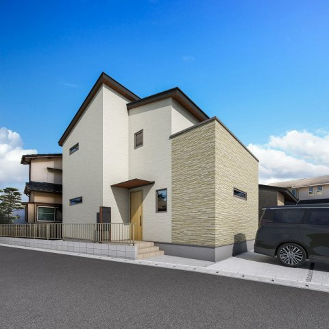 仲介手〇料不要　大英産業東区京塚町２号地【帯山小・帯山中】の外観パース|外観パースです